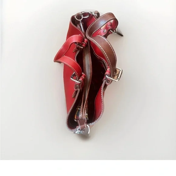 Nardelli Red Leather Tote Bag - Picture 2 of 7